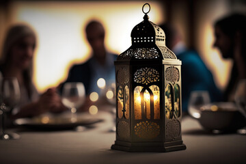 dinner time during ramadan, generative AI