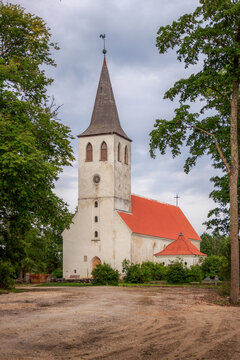 P&uuml;halepa Church in Hiiumaa. Church in Estonia, on the island of Hiiumaa.