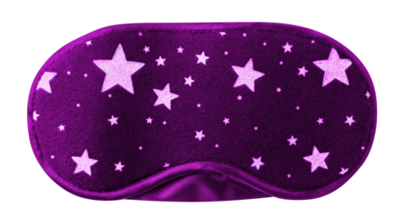 Sleeping eye mask cut out