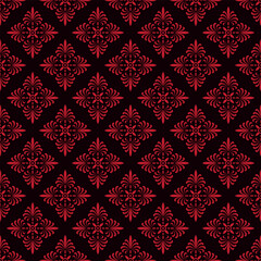 floral geometric seamless pattern for background, fabric motif, tile texture, wrapping paper