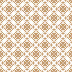floral geometric seamless pattern for background, fabric motif, tile texture, wrapping paper 