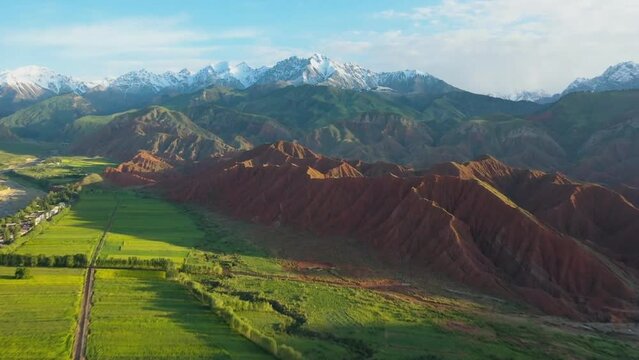 Usho Valley, Kalam, Swat, KPK Province Pakistan (aerial photography)