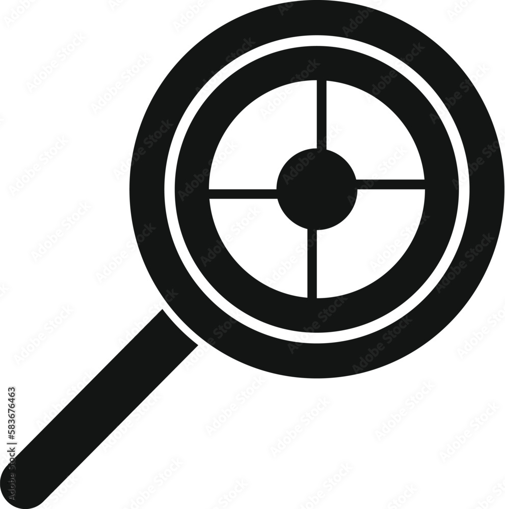 Poster search digital printing icon simple vector. print machine. offset color