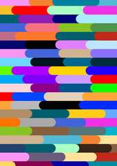 Colorful background made of colored stripes