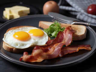 bacon and eggs