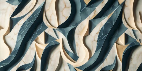 abstract wavy background made with ai generative