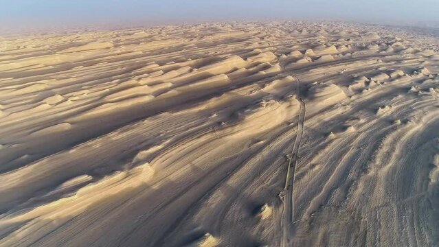 Dasht-e-Lut, Lut desert, hottest desert in the world, Iran (aerial photography)
