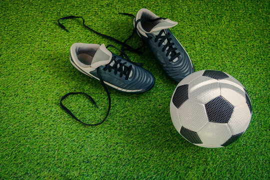 Ready for Victory: Boots and Ball on the Pitch