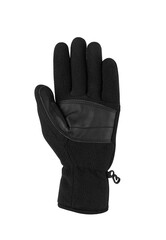 Mens black leather gloves