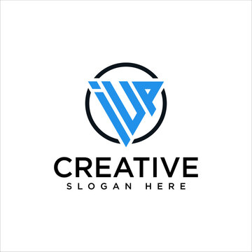 IVP creative initials letter logo concept. IVP letter design.