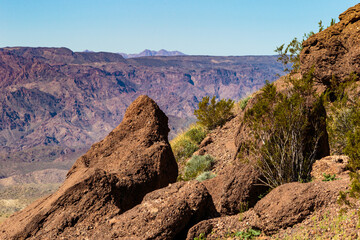 Mountain view from Willow Beach, Arizona