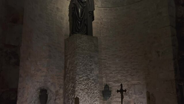 Church of the Holy Sepulchre in Jerusalem pilgrims 4k, Israel