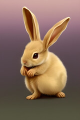 Fototapeta premium Diigitale Zeichnung eines Hasen