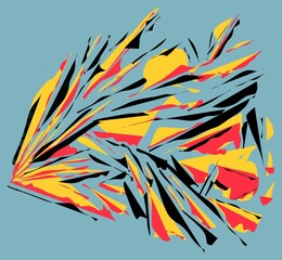 abstract background with bird