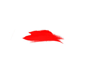 Beautiful red isolated paint brush background