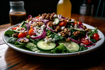 Gourmet Salad with a Perfect Balance of Savory and Sweet