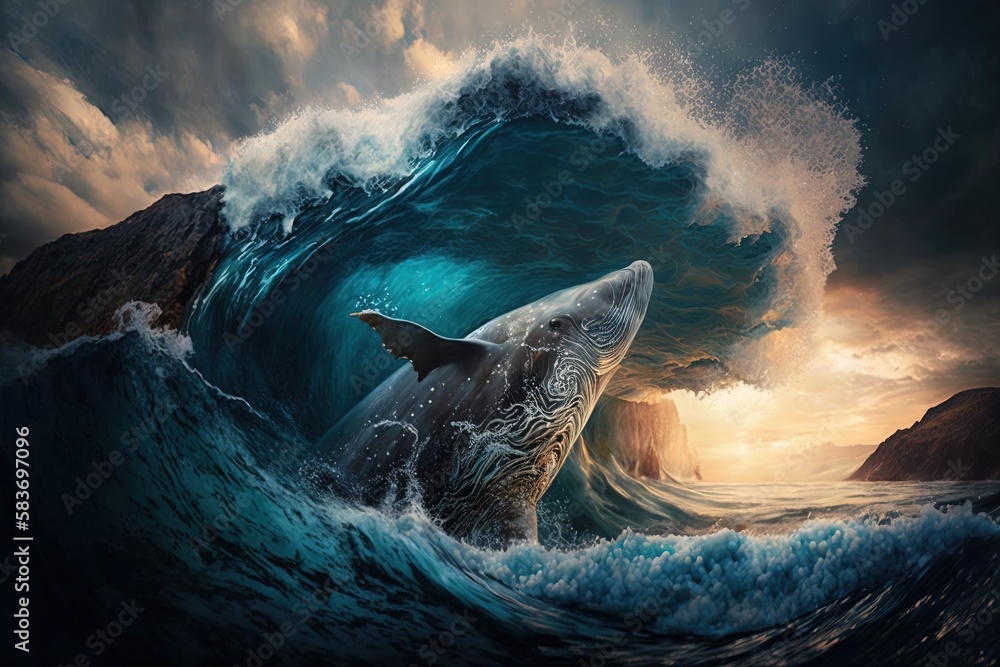 Poster undiscovered whispers in the abundant waves generative ai