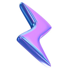 3D Lightning bolt