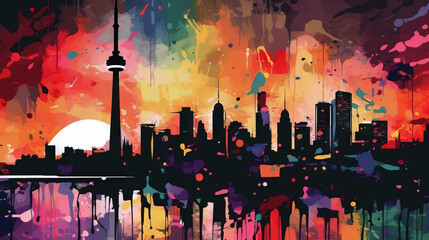 urban Toronto city skyline