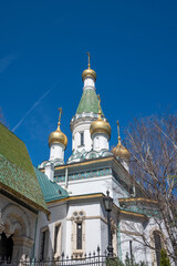 Russian church in Sofia, Bulgaria