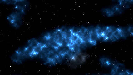Obraz premium Night sky showing the lights of the Milky Way