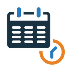calendar, schedule, time, date, calendar time schedule icon