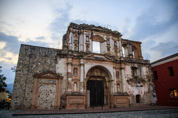 Obraz premium Templo de la Compañía de Jesús, Antigua Guatemala