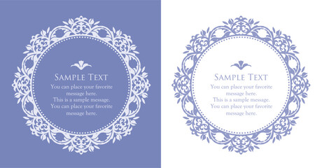 夏をイメージしたエレガントなウエディングカード素材コレクション