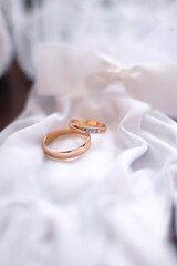 bride and groom wedding rings on white background cetrimonium