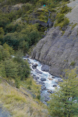 Torres del Paine National Park trail, in Chile