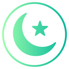 islam gradient icon