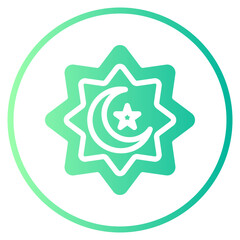 islamic gradient icon