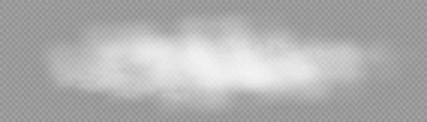 White fog or smoke on a dark copy space background. Vector illustration
