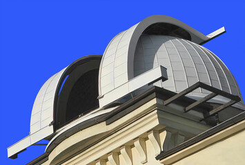 Detail of the main dome of the Stefanik observatory in the Czech Republic,  Prague. It was opened...