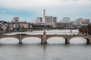 bridge over the river rhine