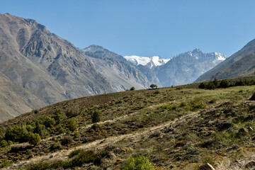 Hiking to Refugio Aleman in the Andes at Yerba Loca Nature Sanctuary in Chile