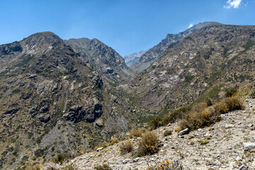 Hiking to Refugio Aleman in the Andes at Yerba Loca Nature Sanctuary in Chile