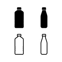 Bottle icon vector illustration. bottle sign and symbol