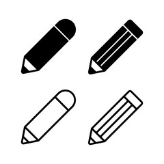 Pencil icon vector illustration. pen sign and symbol. edit icon vector
