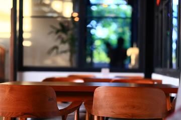 table setting in the restaurant for the cafe interior menu