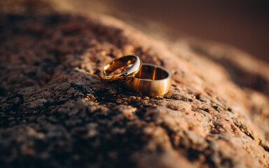 Wedding rings. Love photo. Rings. Love. Golden. Holidays. Photo. Background. 
