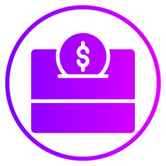 donation gradient icon