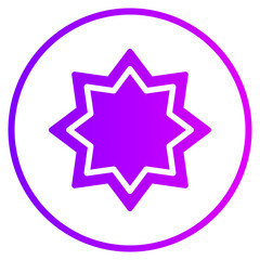 rub el hizb gradient icon