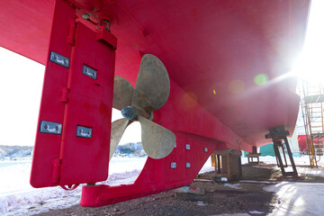 船のスクリュー