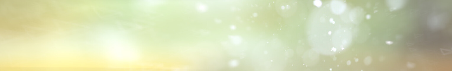 abstract narrow long background / glowing blurred winter background, snowflakes on a blurred multicolored background, abstraction winter