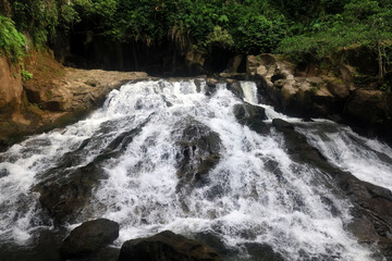 landscape waterfall in the jungle nature asia