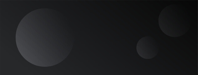 Premium abstract background in minimalist black with fancy dark geometric elements.