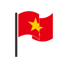 Vietnam flags icon set, Vietnam independence day icon set vector sign symbol