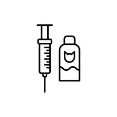 injection icon for cats