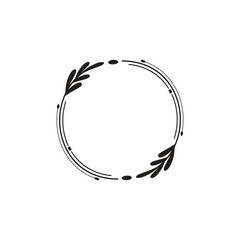 circle border graphic design vector